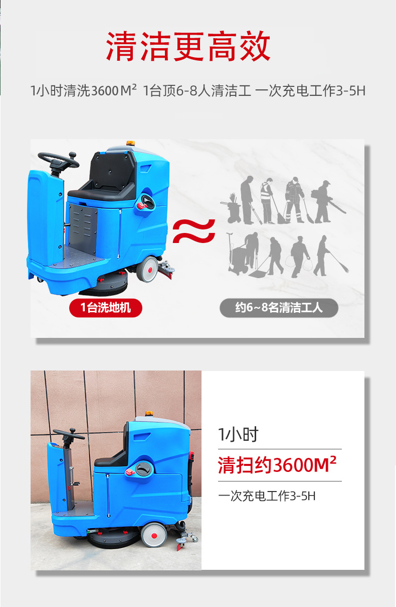 陕西驾驶式洗地机更适合用在高铁站